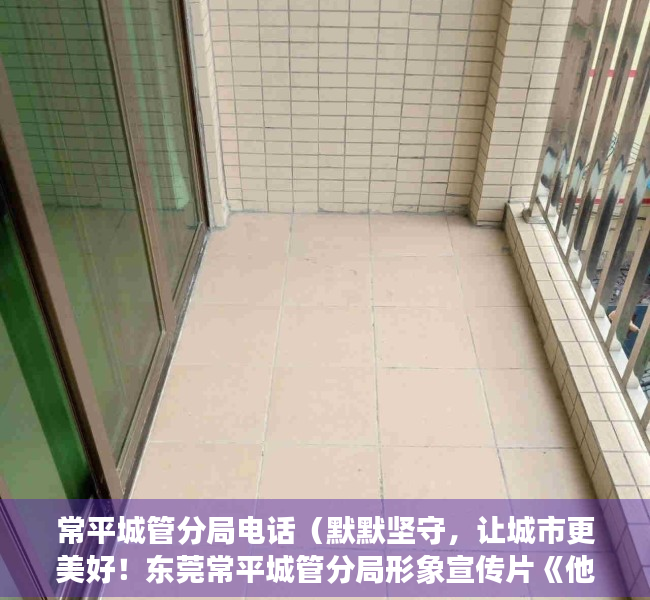 常平城管分局电话（默默坚守，让城市更美好！东莞常平城管分局形象宣传片《他是谁》发布）