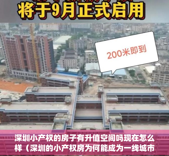 深圳小产权的房子有升值空间吗现在怎么样（深圳的小产权房为何能成为一线城市的代表？）