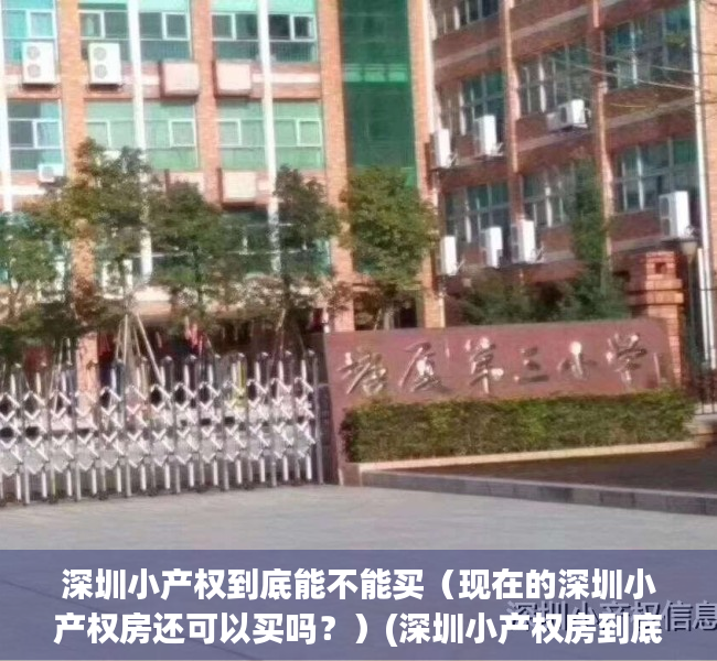 深圳小产权到底能不能买（现在的深圳小产权房还可以买吗？）(深圳小产权房到底可不可以买)