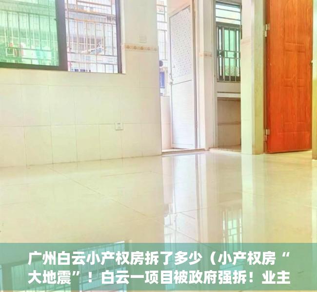 广州白云小产权房拆了多少（小产权房“大地震”！白云一项目被政府强拆！业主喊冤 投诉无门！）