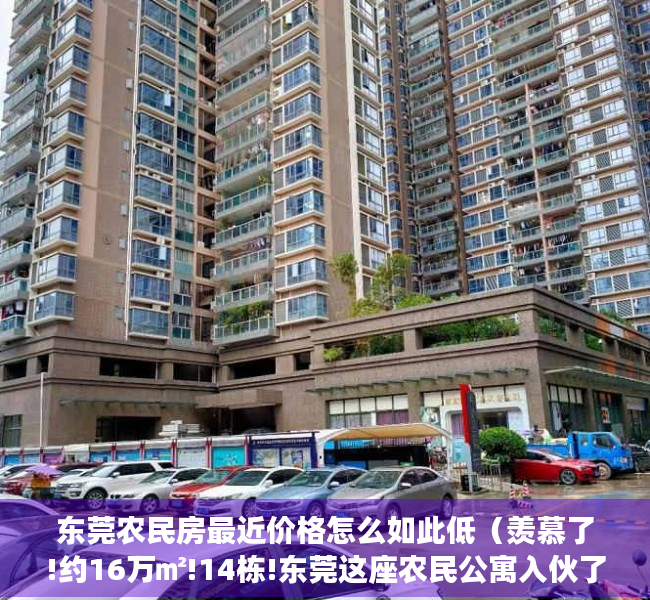 东莞农民房最近价格怎么如此低（羡慕了!约16万㎡!14栋!东莞这座农民公寓入伙了!）