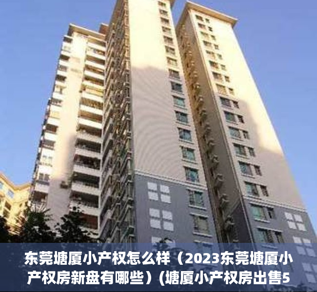 东莞塘厦小产权怎么样（2023东莞塘厦小产权房新盘有哪些）(塘厦小产权房出售58)