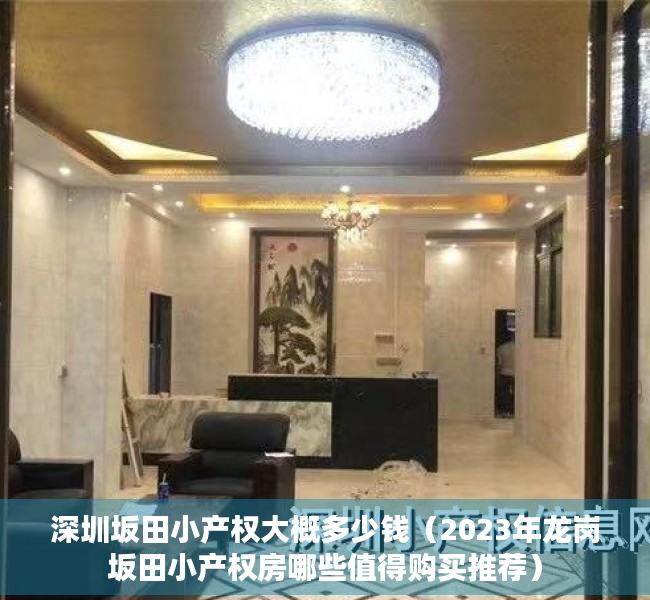 深圳坂田小产权大概多少钱（2023年龙岗坂田小产权房哪些值得购买推荐）