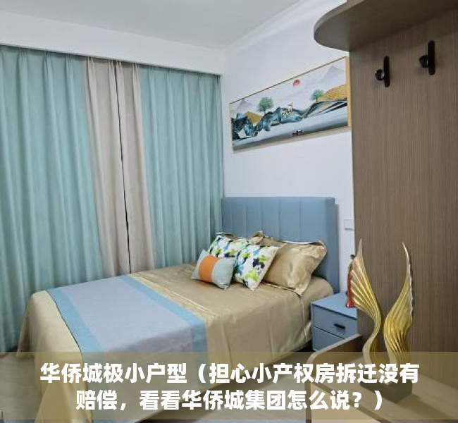 华侨城极小户型（担心小产权房拆迁没有赔偿，看看华侨城集团怎么说？）