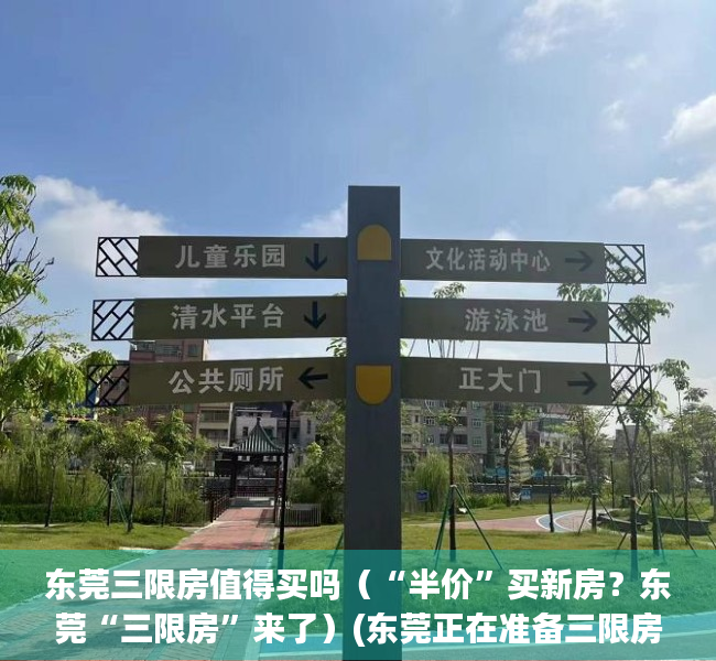 东莞三限房值得买吗（“半价”买新房？东莞“三限房”来了）(东莞正在准备三限房)
