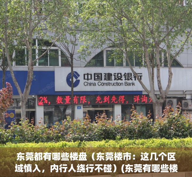 东莞都有哪些楼盘（东莞楼市：这几个区域慎入，内行人绕行不碰）(东莞有哪些楼盘值得投资的)