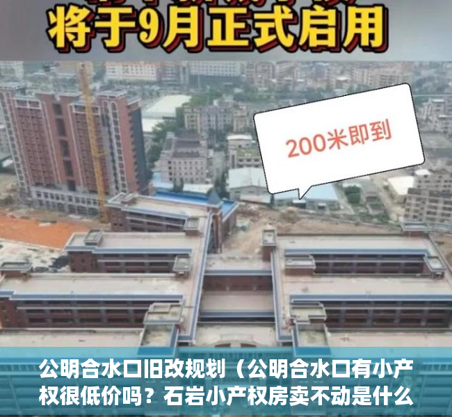 公明合水口旧改规划（公明合水口有小产权很低价吗？石岩小产权房卖不动是什么原因）