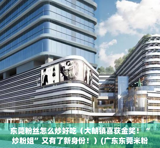 东莞粉丝怎么炒好吃（大朗镇喜获金奖！“炒粉姐”又有了新身份！）(广东东莞米粉怎样炒)