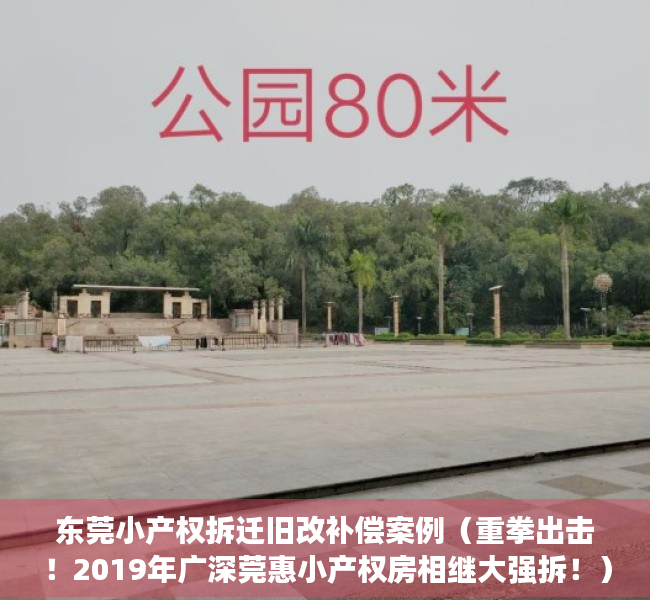 东莞小产权拆迁旧改补偿案例（重拳出击！2019年广深莞惠小产权房相继大强拆！）