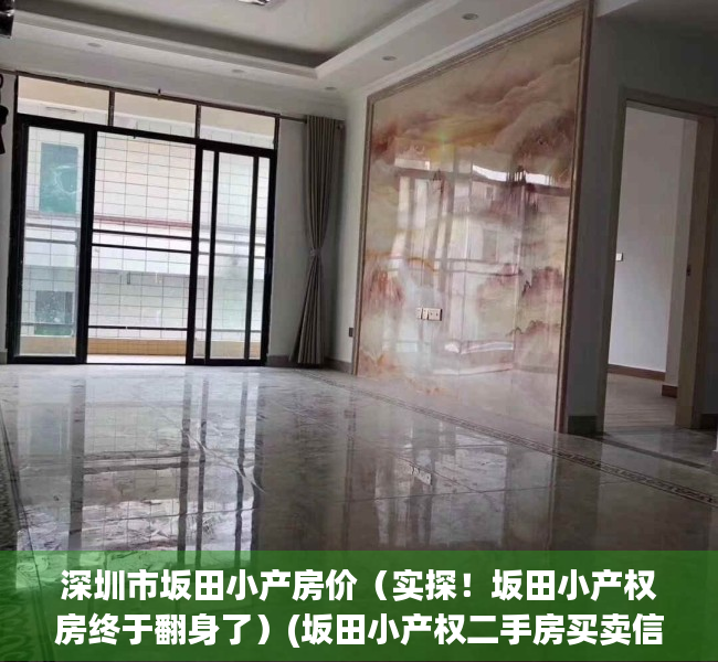 深圳市坂田小产房价（实探！坂田小产权房终于翻身了）(坂田小产权二手房买卖信息)