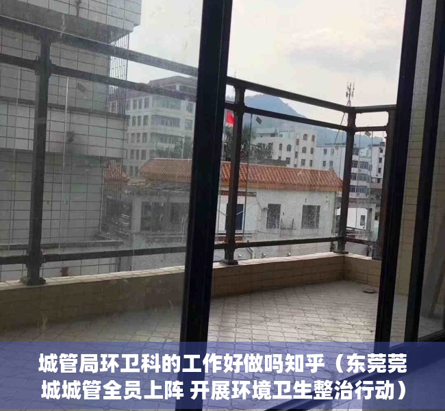 城管局环卫科的工作好做吗知乎（东莞莞城城管全员上阵 开展环境卫生整治行动）