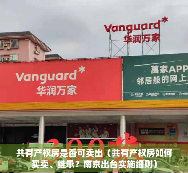 共有产权房是否可卖出（共有产权房如何买卖、继承？南京出台实施细则）