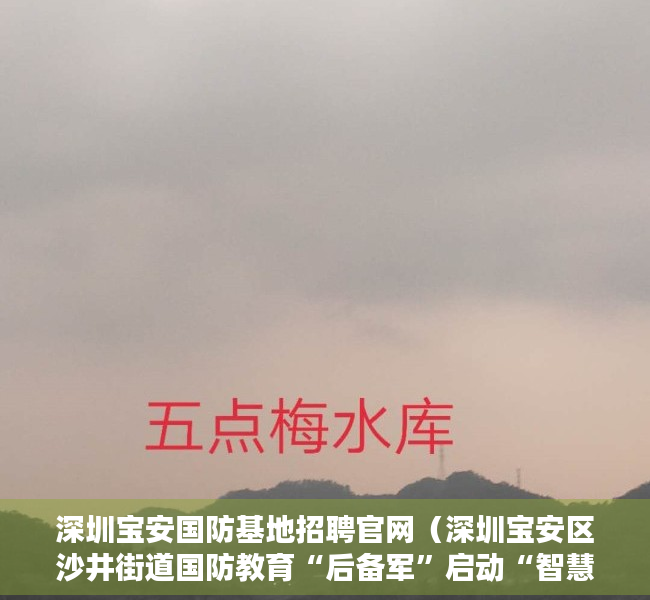 深圳宝安国防基地招聘官网（深圳宝安区沙井街道国防教育“后备军”启动“智慧模式”）