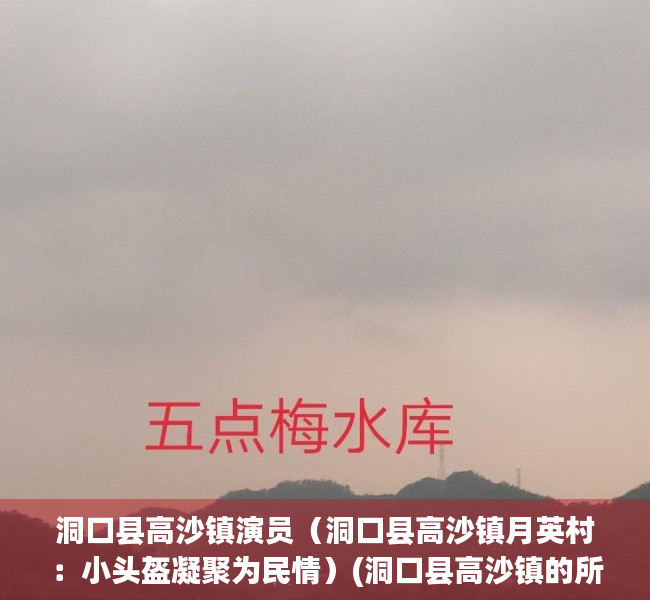 洞口县高沙镇演员（洞口县高沙镇月英村：小头盔凝聚为民情）(洞口县高沙镇的所有村名单)