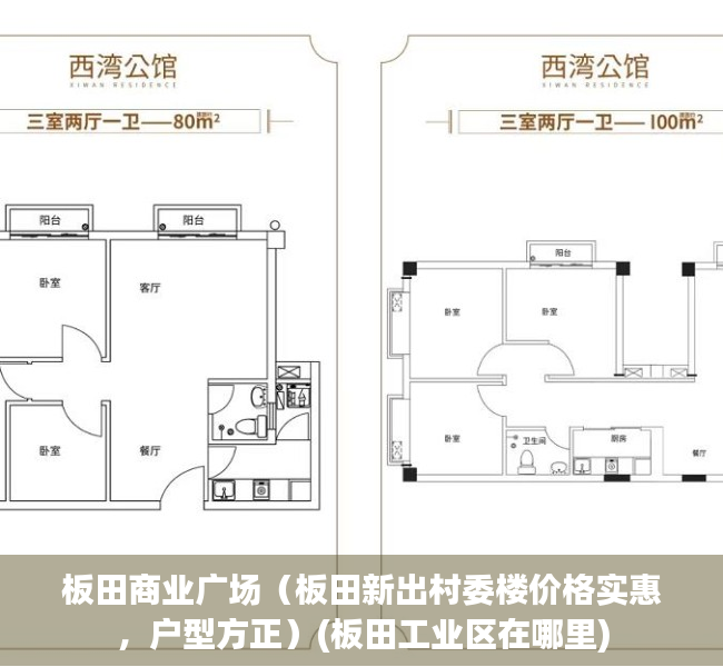 板田商业广场（板田新出村委楼价格实惠，户型方正）(板田工业区在哪里)