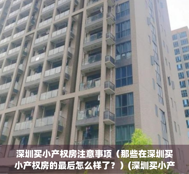 深圳买小产权房注意事项（那些在深圳买小产权房的最后怎么样了？）(深圳买小产权房需要什么条件)