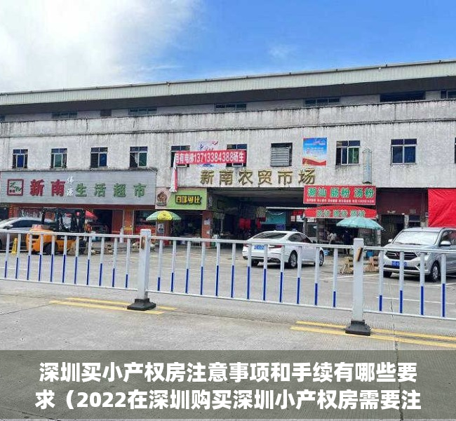 深圳买小产权房注意事项和手续有哪些要求（2022在深圳购买深圳小产权房需要注意什么？怎么买？）