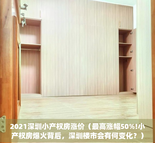 2021深圳小产权房涨价（最高涨幅50%!小产权房爆火背后，深圳楼市会有何变化？）