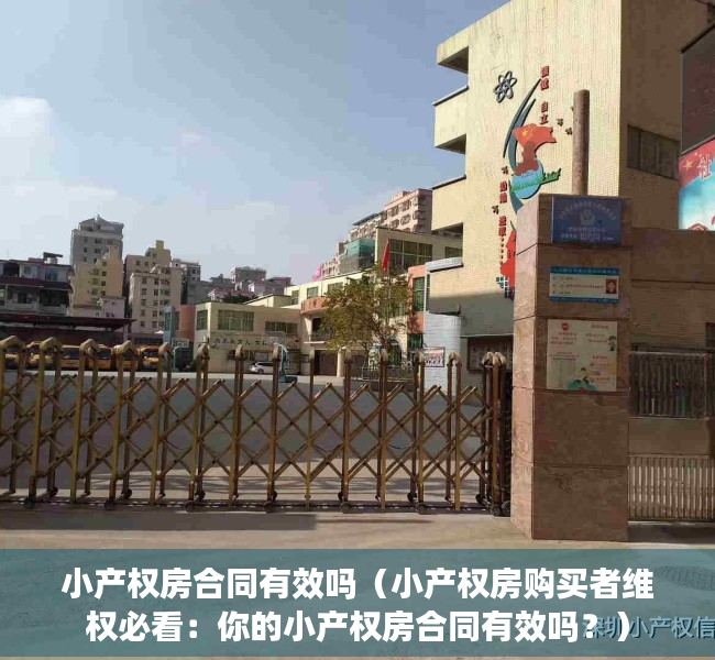 小产权房合同有效吗（小产权房购买者维权必看：你的小产权房合同有效吗？）
