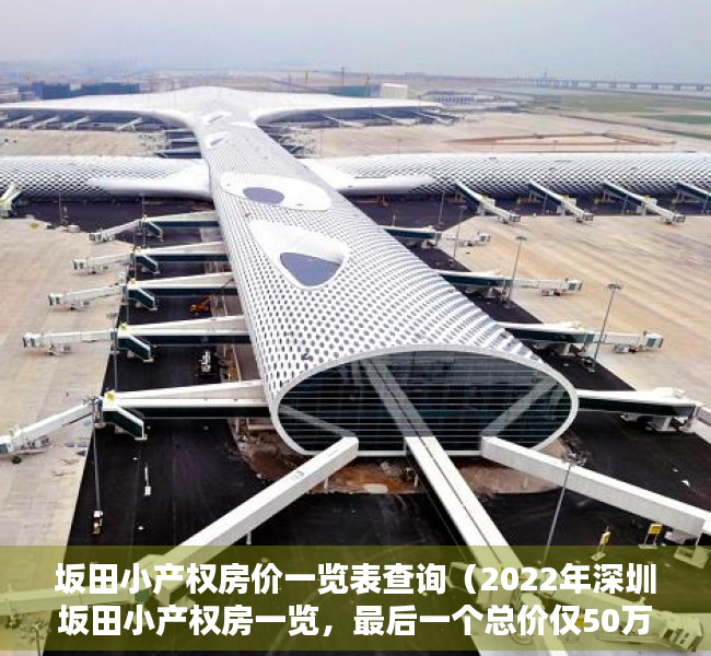 坂田小产权房价一览表查询（2022年深圳坂田小产权房一览，最后一个总价仅50万起！）