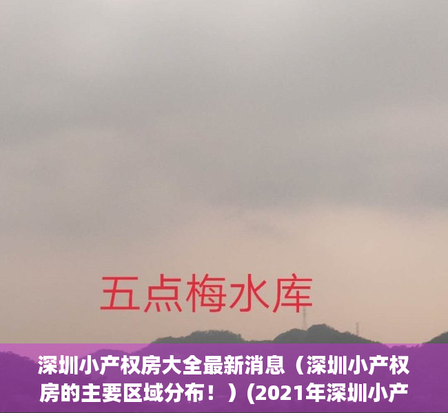 深圳小产权房大全最新消息（深圳小产权房的主要区域分布！）(2021年深圳小产权房政策解读)