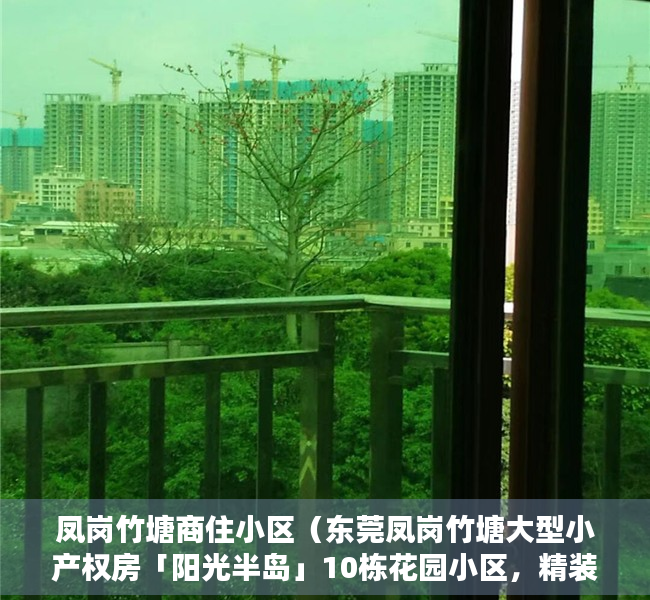 凤岗竹塘商住小区（东莞凤岗竹塘大型小产权房「阳光半岛」10栋花园小区，精装修）
