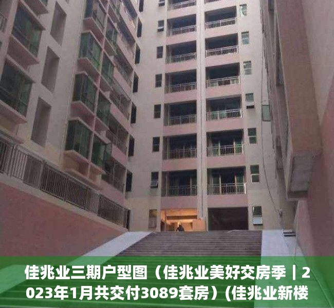 佳兆业三期户型图（佳兆业美好交房季｜2023年1月共交付3089套房）(佳兆业新楼盘)