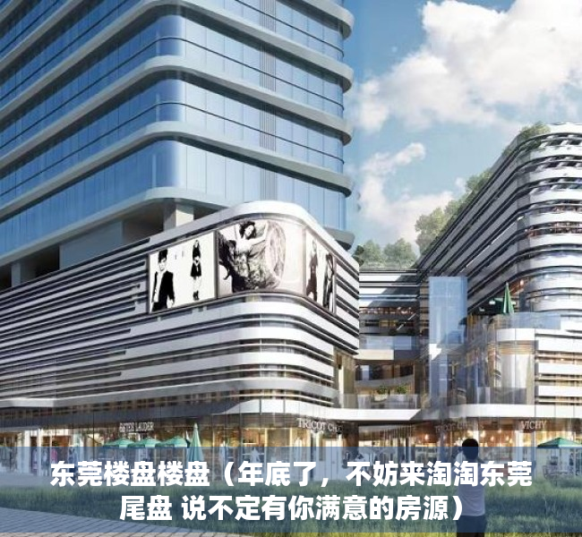 东莞楼盘楼盘（年底了，不妨来淘淘东莞尾盘 说不定有你满意的房源）