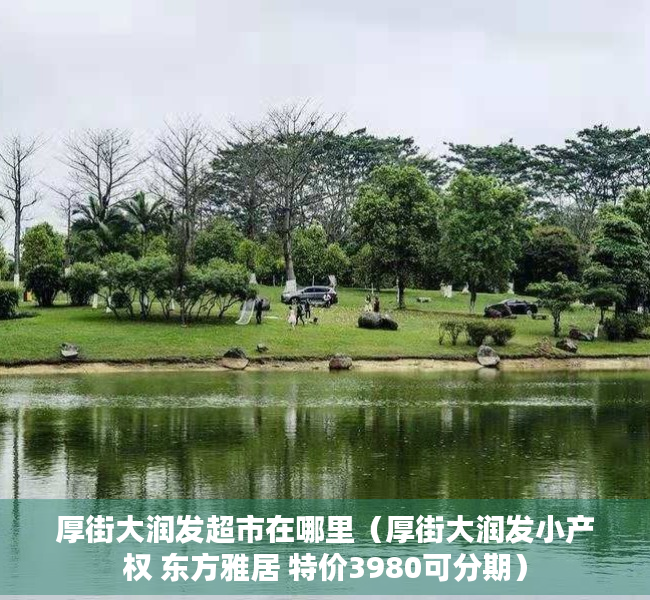 厚街大润发超市在哪里（厚街大润发小产权 东方雅居 特价3980可分期）