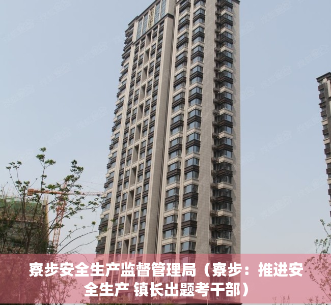 寮步安全生产监督管理局（寮步：推进安全生产 镇长出题考干部）