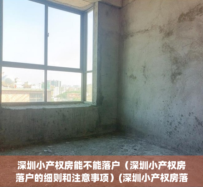 深圳小产权房能不能落户（深圳小产权房落户的细则和注意事项）(深圳小产权房落户口新政策)