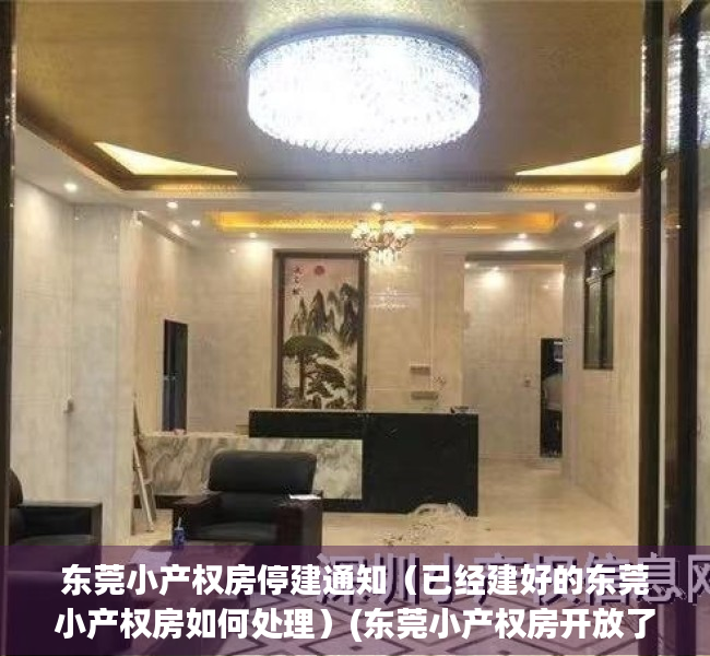东莞小产权房停建通知（已经建好的东莞小产权房如何处理）(东莞小产权房开放了吗)