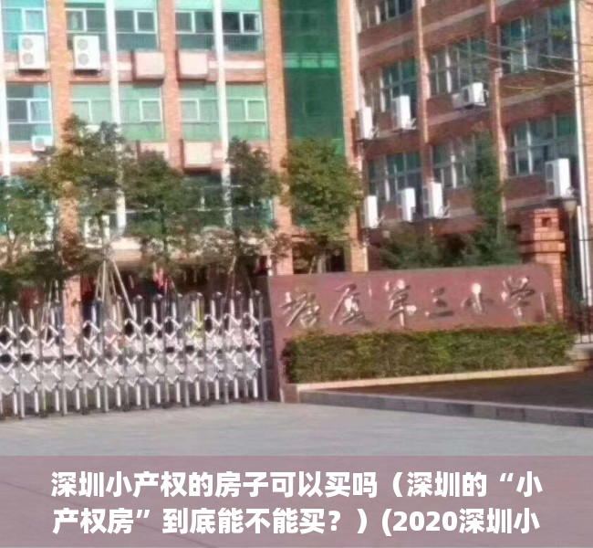 深圳小产权的房子可以买吗（深圳的“小产权房”到底能不能买？）(2020深圳小产权房可以买吗)