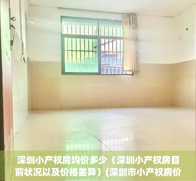 深圳小产权房均价多少（深圳小产权房目前状况以及价格差异）(深圳市小产权房价)