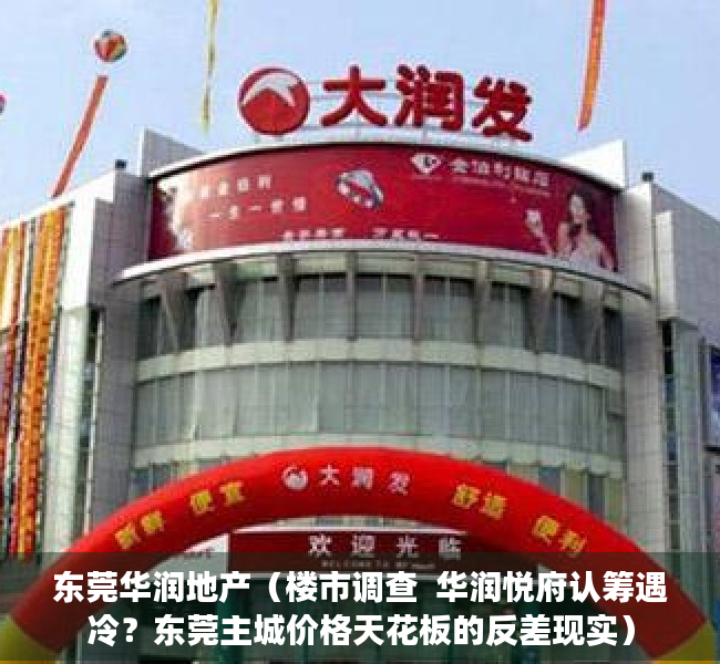 东莞华润地产（楼市调查  华润悦府认筹遇冷？东莞主城价格天花板的反差现实）