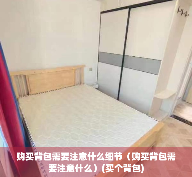购买背包需要注意什么细节（购买背包需要注意什么）(买个背包)